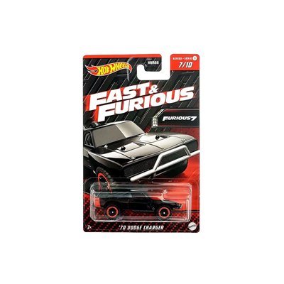 Mattel Hot Wheels Fast And Furious 1970 Dodge Charger 