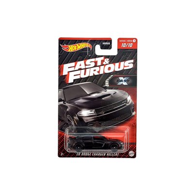 Mattel Hot Wheels Fast And Furious 2020 Dodge Charger Hellcat 