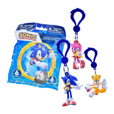 Gama Brands Sonic The Hedgehog Backpack Hangers Μπρελόκ - Series 3 