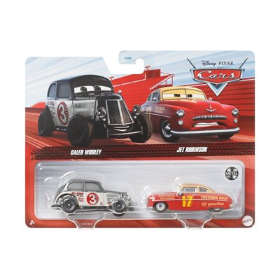 Mattel Cars Αυτοκινητάκια - Σετ Των 2 Caleb Worley Jet Robinson 