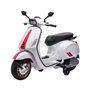 Skorpion Wheels Παιδική Μηχανή Skorpion 12V Vespa Sprint Racing 60s Original Λευκή 