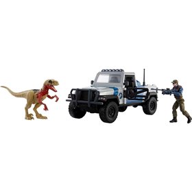 Mattel Jurassic World Truck Set, Atrociraptor Neo Όχημα Search and Smash Με Φιγούρα Και Δεινόσαυρο 