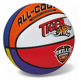 star Μπάλα Μπάσκετ Tiger Πολύχρωμη Λαστιχένια Μέγεθος 7  star Μπάλα Μπάσκετ Tiger Πολύχρωμη Λαστιχένια Μέγεθος 7