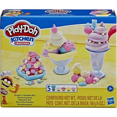 Hasbro Play-Doh Kitchen Kits Ice Cream Desserts 