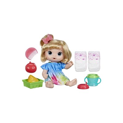 Hasbro Baby Alive Fruity Sips Doll, Apple Κούκλα Ξανθιά 