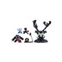 Hasbro Marvel Stunt Squad Villain Knockdown Playset Spiderman And Miles Morales Vs Venom 