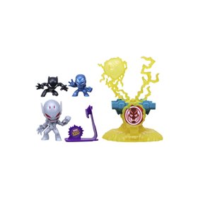 Hasbro Marvel Stunt Squad Villain Knockdown Black Panther and Ironman vs Ultron  Hasbro Marvel Stunt Squad Villain Knockdown Black Panther and Ironman vs Ultron