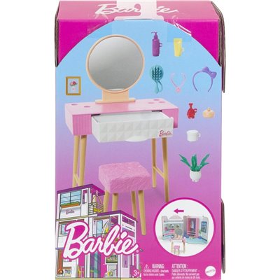 Mattel Barbie Έπιπλα Vanity Theme 