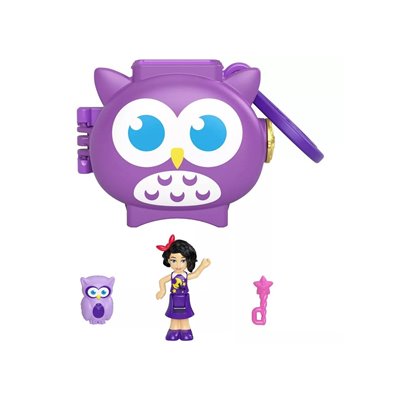 Mattel Polly Mini - Σετάκια Με Ζωάκια Owl Playset 