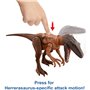 Mattel Jurassic World Strike Attack Herrerasaurus Νεες Φιγουρες Δεινοσαυρων Με Σπαστα Μελη 