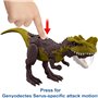 Mattel Jurassic World Strike Attack Genyodectes Serus Νεες Φιγουρες Δεινοσαυρων Με Σπαστα Μελη 