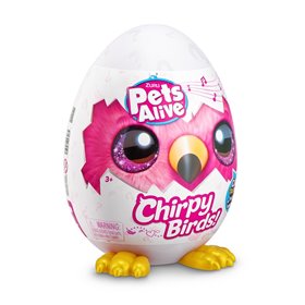 ZURU Λούτρινο φωνητικό πουλί Chirpy birds Pets Alive series  ZURU Λούτρινο φωνητικό πουλί Chirpy birds Pets Alive series