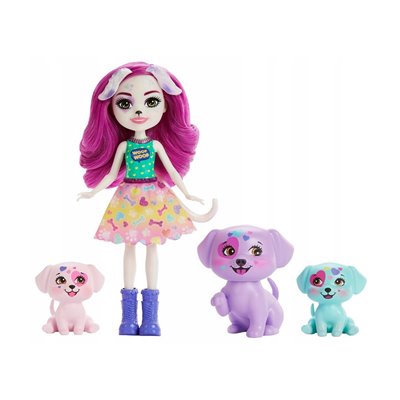 Mattel Enchantimals City Tails Main Street Dessa Dalmation Οικογένεια Δαλματίας 