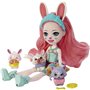 Mattel Enchantimals Baby Best Friends Κουκλα K Ζωακια Φιλαρακια Με Εκπληξεις Bree Bunny and Twist 