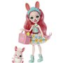 Mattel Enchantimals Baby Best Friends Κουκλα K Ζωακια Φιλαρακια Με Εκπληξεις Bree Bunny and Twist 