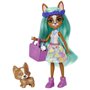 Mattel Enchantimals Baby Best Friends Κουκλα K Ζωακια Φιλαρακια Με Εκπληξεις Crizia Corgi and Show 