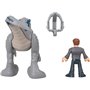 Fisher-Price Imaginext Jurassic World Dominion Dinosaur Toy Set With Blue And Owen Grady