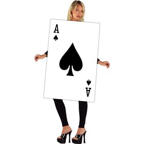 CLOWN Στολη Τραπουλοχαρτο Ασσος Μπαστουνι Ενηλ Νο. OS 