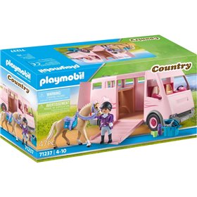 Playmobil Country Όχημα Μεταφοράς Αλόγων 
