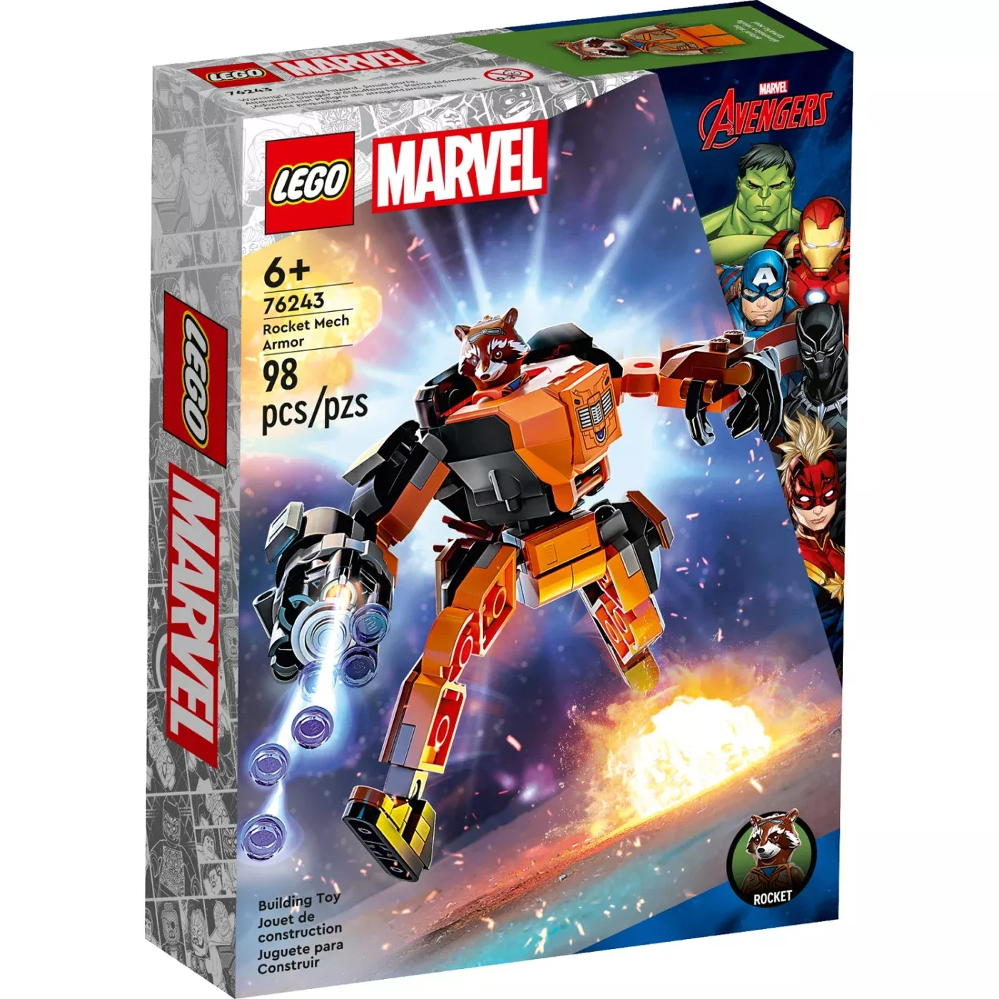 LEGO Marvel Super Heroes Ρομποτική Θωράκιση Του Ρόκετ 