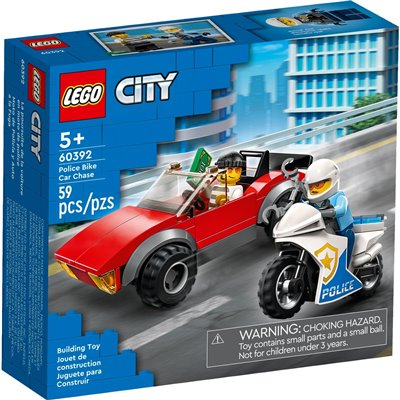 LEGO City Καταδίωξη Αυτοκινήτου Με Αστυνομική Μοτοσικλέτα 