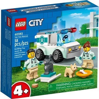 LEGO City Διάσωση Με Κτηνιατρικό Βανάκι 