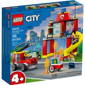 LEGO City Πυροσβεστικός Σταθμός Και Πυροσβεστικό Φορτηγό 