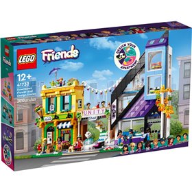 LEGO Friends Καταστήματα Λουλουδιών Και Σχεδίου Στο Κέντρο Της Πόλης 