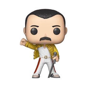 Funko Pop! Rocks: Queen - Freddie Mercury Wembley 1986 96 Vinyl Figure  Funko Pop! Rocks: Queen - Freddie Mercury Wembley 1986 96 Vinyl Figure