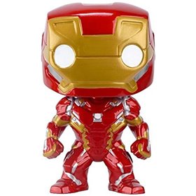 Funko Pop! Marvel Civil War Captain America: Iron Man 126 Vinyl Bobble-Head Figure  Funko Pop! Marvel Civil War Captain America: Iron Man 126 Vinyl Bobble-Head Figure