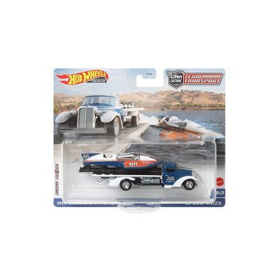 Mattel Hot Wheels Νταλικα Με Αυτοκινητακι Classic Hydroplane Speed Waze 