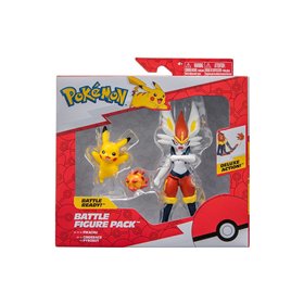 Jazwares Pokemon φιγούρες 2 τεμ Cinderace and Pikachu  Jazwares Pokemon φιγούρες 2 τεμ Cinderace and Pikachu