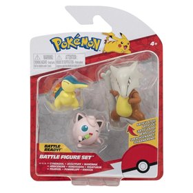 Jazwares Pokemon φιγούρες 3 τεμ. Cyndaquil, Jigglypuff, Marowak  Jazwares Pokemon φιγούρες 3 τεμ. Cyndaquil, Jigglypuff, Marowak