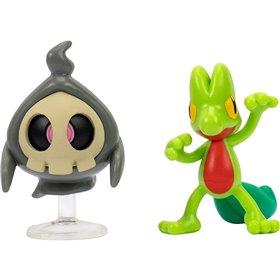 Jazwares Pokemon φιγούρες 2 τεμ Duskull and Treecko 