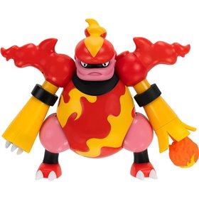 Jazwares Pokemon φιγούρα 11cm Magmortar Battle Figure with Fireball Cannon 