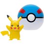 Jazwares Pokemon - Poke Ball Clip N Go με φιγούρα Pikachu with Great Ball 