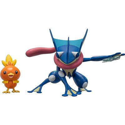 Jazwares Pokemon Battle Figure 2 Pack φιγούρες 2 τεμ (11cm και 5cm) 4.5-Inch Greninja And 2-Inch Torchich 