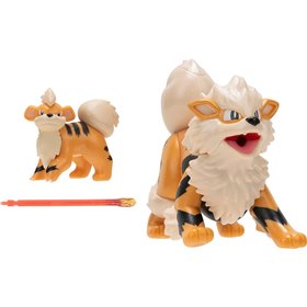 Jazwares Pokemon φιγούρες εξέλιξης 2 τεμ. (Growlithe, Arcanine) 