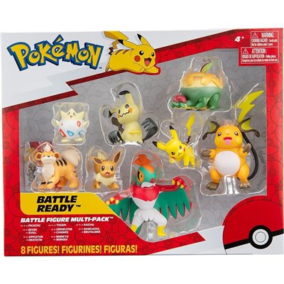 Jazwares Pokemon Battle Figure 8 Pack - Pokemon φιγούρες 8 τεμ 