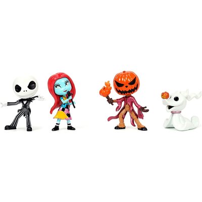 Jada Toys The Nightmare Before Christmas Set Of 4 Metal Figurines 7 Cm Disney Coll 