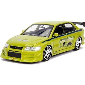 Jada Toys Fast and Furious 2002 Mitsubishi 1 24 Lancer Evo Ii, Green/Yellow Jada Toys Fast and Furious 2002 Mitsubishi 1 24 Lancer Evo Ii, Green/Yellow