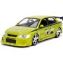 Jada Toys Fast and Furious 2002 Mitsubishi 1 24 Lancer Evo Ii, Green/Yellow 