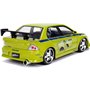 Jada Toys Fast and Furious 2002 Mitsubishi 1 24 Lancer Evo Ii, Green/Yellow 