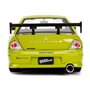 Jada Toys Fast and Furious 2002 Mitsubishi 1 24 Lancer Evo Ii, Green/Yellow 