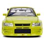 Jada Toys Fast and Furious 2002 Mitsubishi 1 24 Lancer Evo Ii, Green/Yellow 