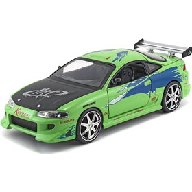 Jada Toys Fast And Furious 1995 Mitsubishi Eclipse 1 24 Scale Die-Cast Replica Car  Jada Toys Fast And Furious 1995 Mitsubishi Eclipse 1 24 Scale Die-Cast Replica Car