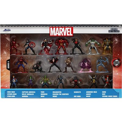 Jada Toys Marvel 20-Pack Nanofigs, Wave 6 