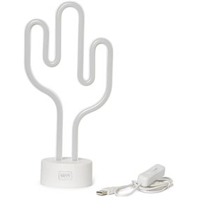 Legami It S A Sign Neon Effect Led Lamp Cactus Διακοσμητικό Φωτιστικό Κάκτος Neon Μπαταρίας σε Πράσινο Χρώμα 