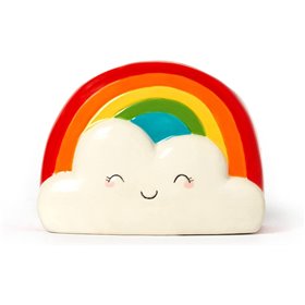 Legami Desk Friends Rainbow Κεραμική Βιβλιοθήκη 13 X 7 Cm, Θέμα Ουράνιου Τόξου, Ζωγραφισμένο Με Το Χέρι 