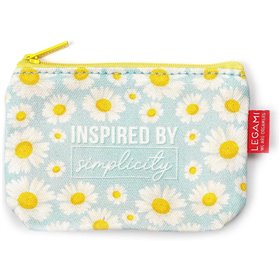Legami Daisy Παιδικό Πορτοφόλι Κερμάτων με Φερμουάρ για Κορίτσι Γαλάζιο 